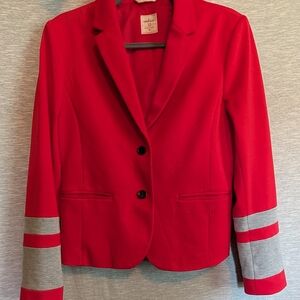 Gap Academy Blazer Red with Gray Accents